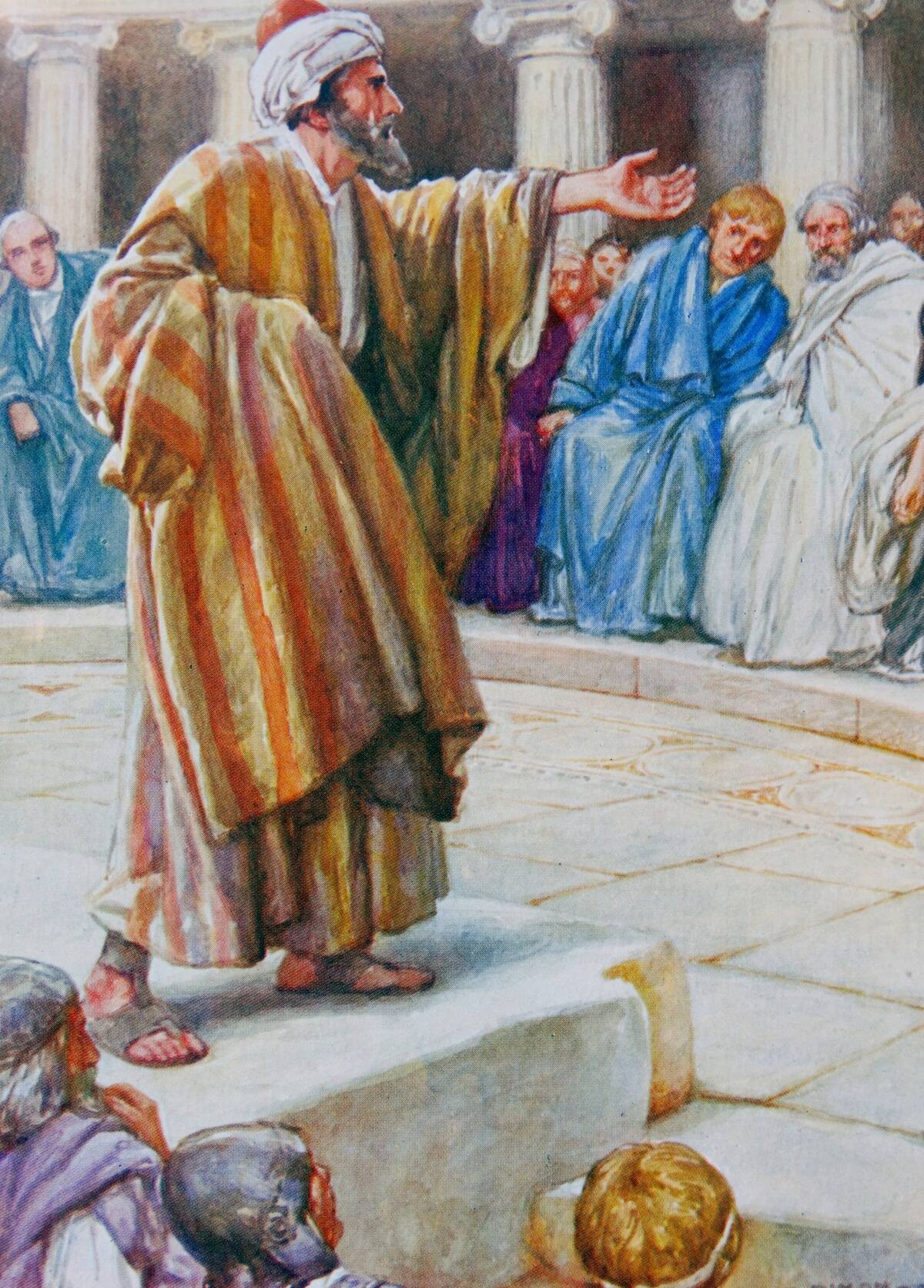 Paul the Apostle (c. 5  c. 67), Saint Paul delivering the Areopagus sermon in Athens